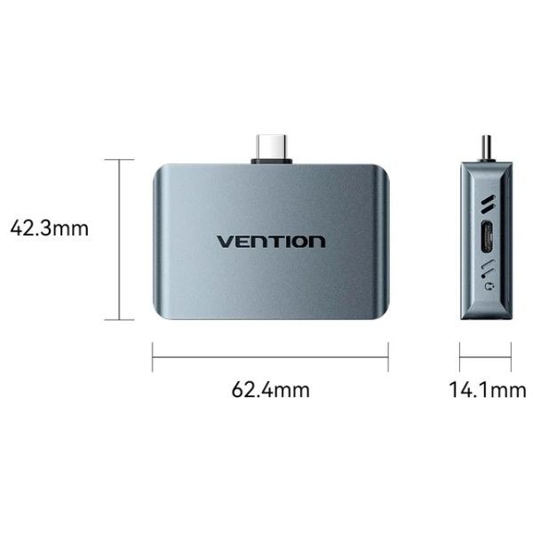 Фото - Зовнішня кишеня Vention M.2 (NVME) B&M Key/M Key,Type-С 3.2 Gen 2-C (KPXH0)