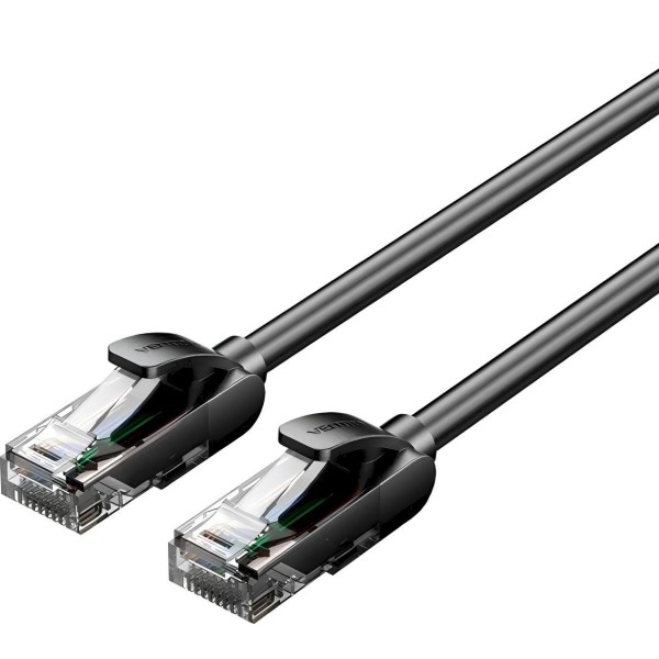 Фото - Кабель патч-корд Vention UTP Cat.5e 1 м Black (IABBF)