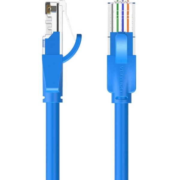 Фото - Кабель патч-корд Vention UTP Cat.6 0.5 м Blue (IBELD)