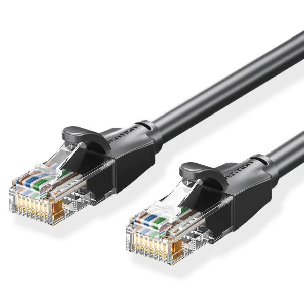 Фото - Кабель патч-корд Vention UTP Cat.6 0.5 м Black (IBEBD)