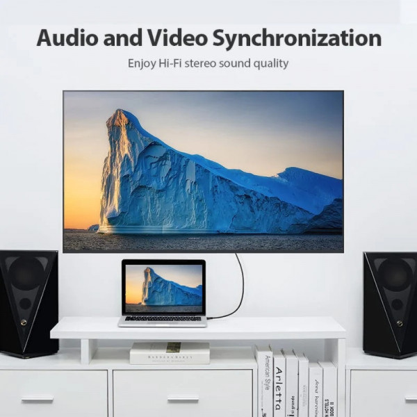 Фото - Кабель HDMI Vention HDMI M - M, 1m V2.0 (AAIBF)