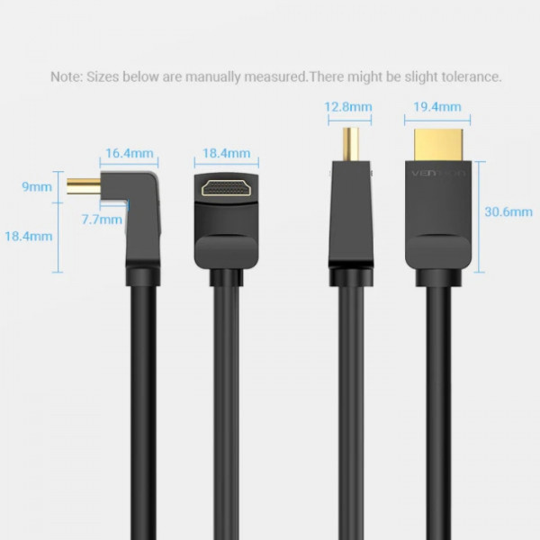 Фото - Кабель HDMI Vention HDMI M - M, 1.5m V2.0 (AARBG)