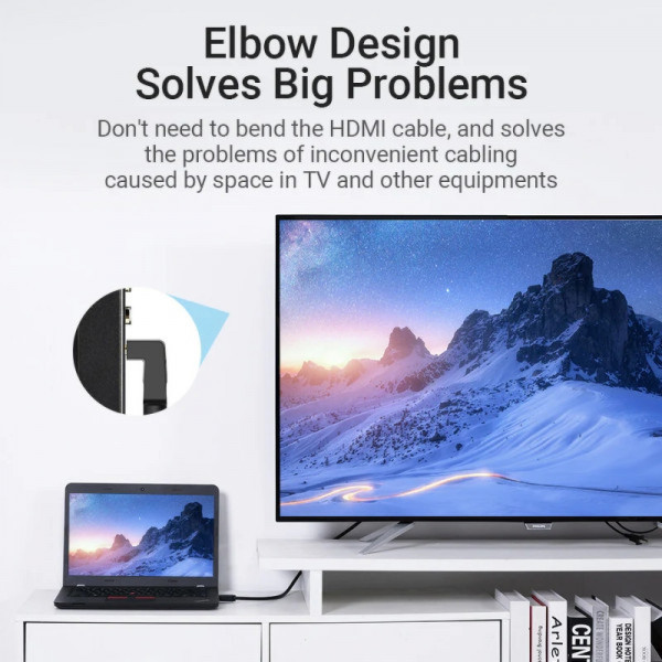 Фото - Кабель HDMI Vention HDMI M - M, 1.5m V2.0 (AARBG)