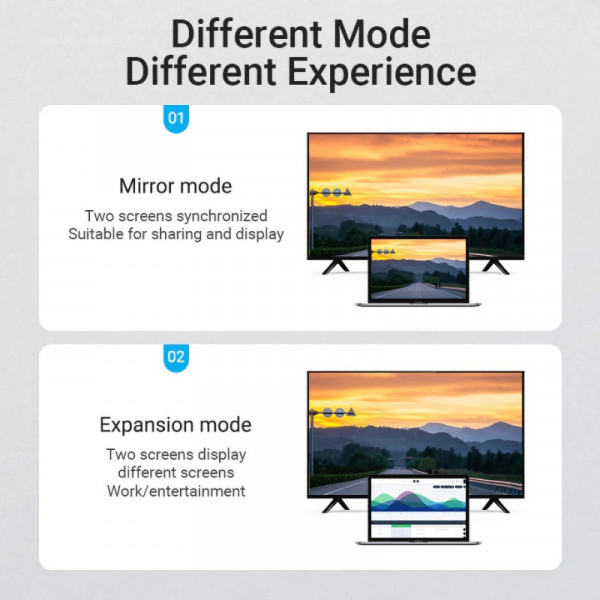 Фото - Кабель HDMI Vention HDMI M - M, 1.5m V2.0 (AARBG)
