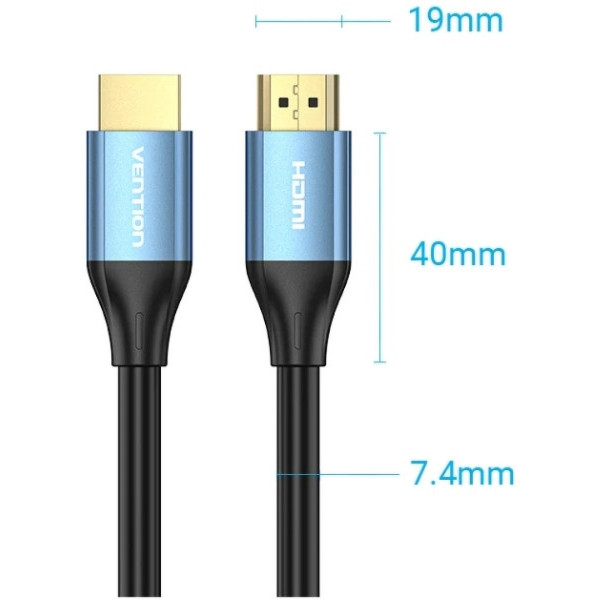 Фото - Кабель HDMI Vention HDMI M - M, 1.5m V2.0 (ALHSG)
