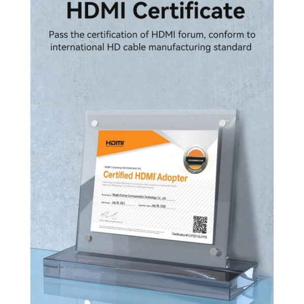 Фото - Кабель HDMI Vention HDMI M - M, 1.5m V2.0 (ALHSG)