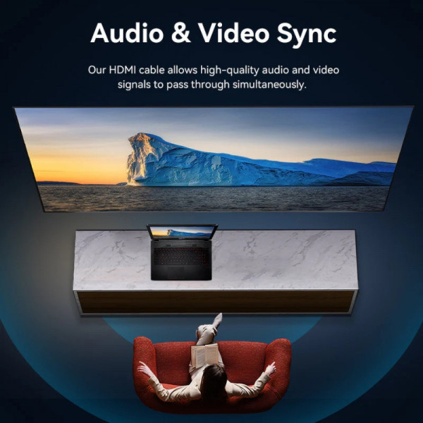 Фото - Кабель HDMI Vention HDMI M - M, 20m V2.0 (ALLBQ)