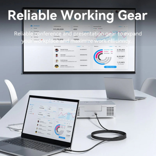 Фото - Кабель HDMI Vention HDMI M - M, 20m V2.0 (ALLBQ)