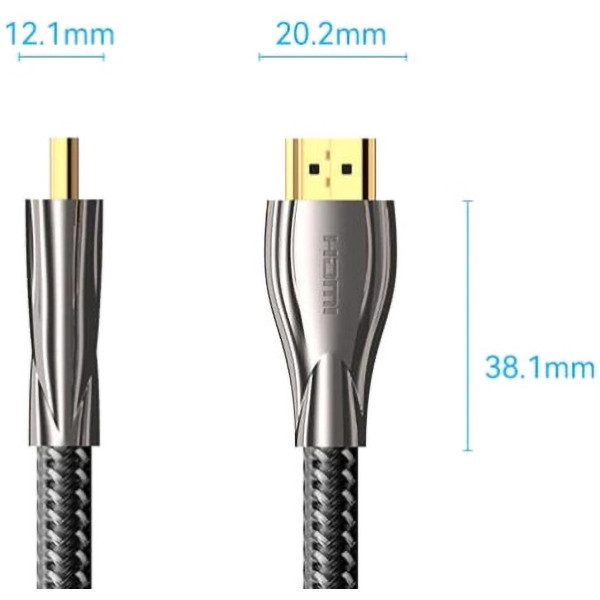 Фото - Кабель HDMI Vention HDMI M - M, 15m V2.0 (ALMBN)
