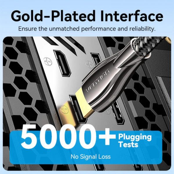 Фото - Кабель HDMI Vention HDMI M - M, 15m V2.0 (ALMBN)