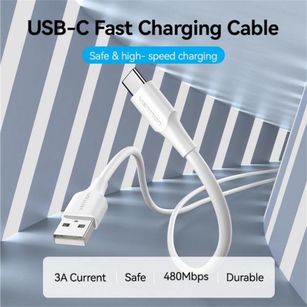 Фото - Кабель Vention USB 2.0 AM-Type-C M 1m (CTHWF)