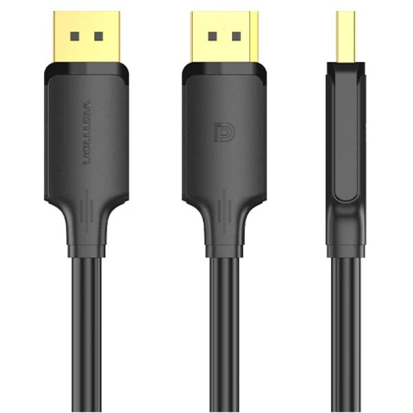 Фото - Кабель Vention DisplayPort M - M 5.0м, V1.2, 4K 60 Гц 3D Dolby 7.1 (HAKBJ)