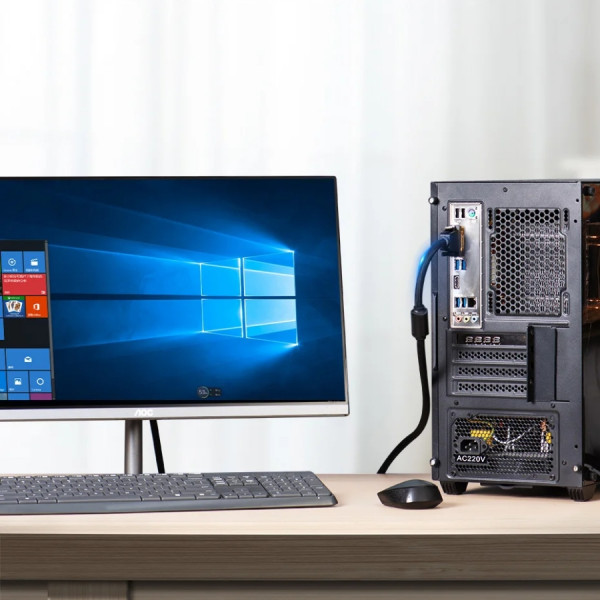 Фото - Кабель Vention DVI-D 24M - 24M, 5.0 м, 2K 60Hz (EAEBJ)