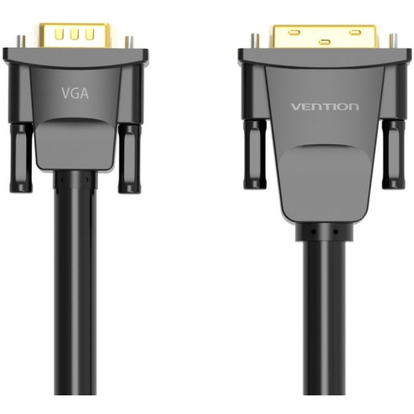 Фото - Кабель Vention DVI M (24+1) - VGA M, 1.5m (EABBG)