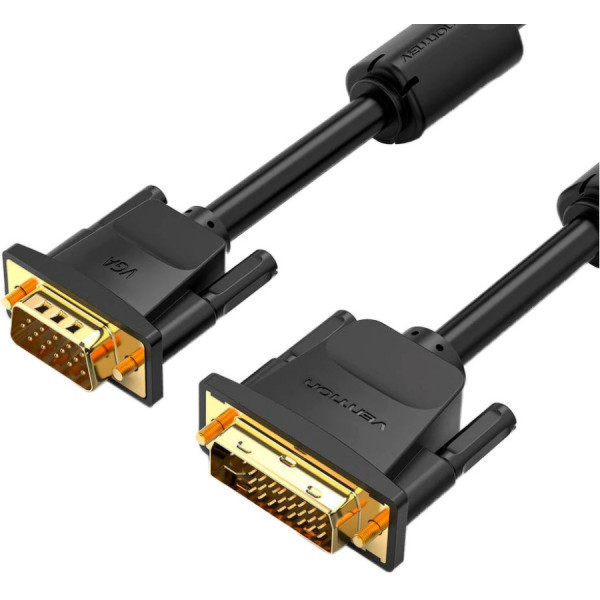 Фото - Кабель Vention DVI (24+5) M - VGA M, 3m (EACBI)