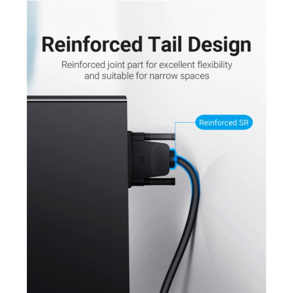 Фото - Кабель Vention DVI (24+5) M - VGA M, 3m (EACBI)