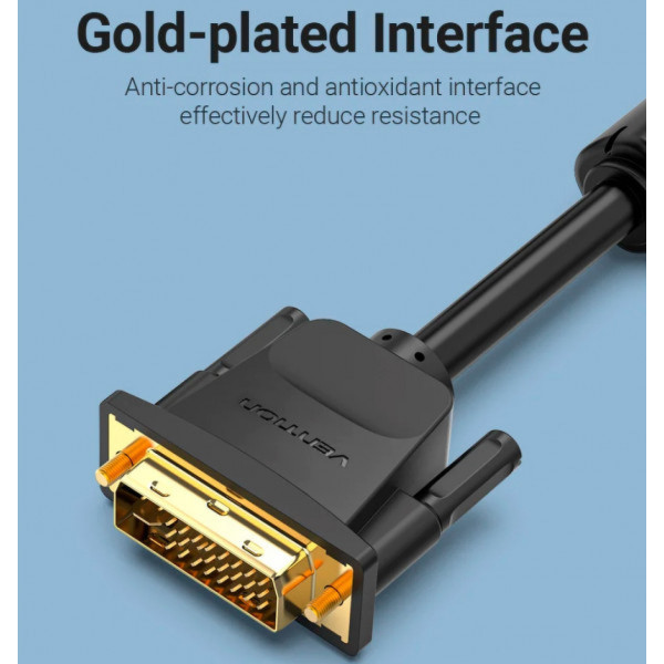 Фото - Кабель Vention DVI (24+5) M - VGA M, 3m (EACBI)