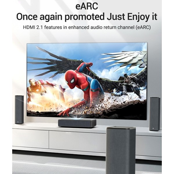 Фото - Кабель HDMI Vention HDMI-HDMI 2 m v2.1 (AALBH)