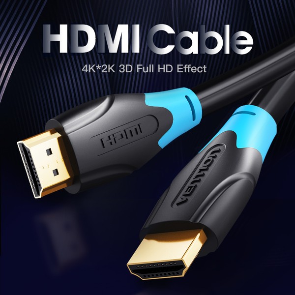 Фото - Кабель HDMI Vention HDMI-HDMI 2 m v2.0 (AACBH)