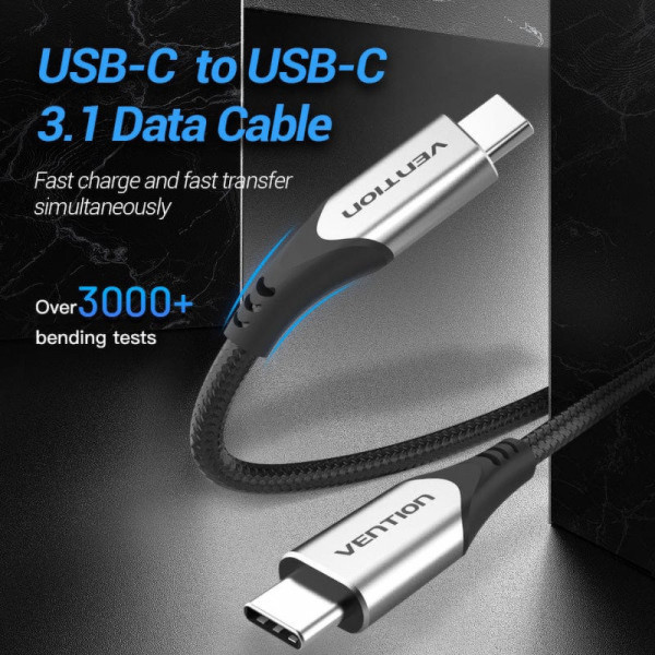 Фото - Кабель Vention USB 3.1 Type-C M-M 0.5m (TAAHD)