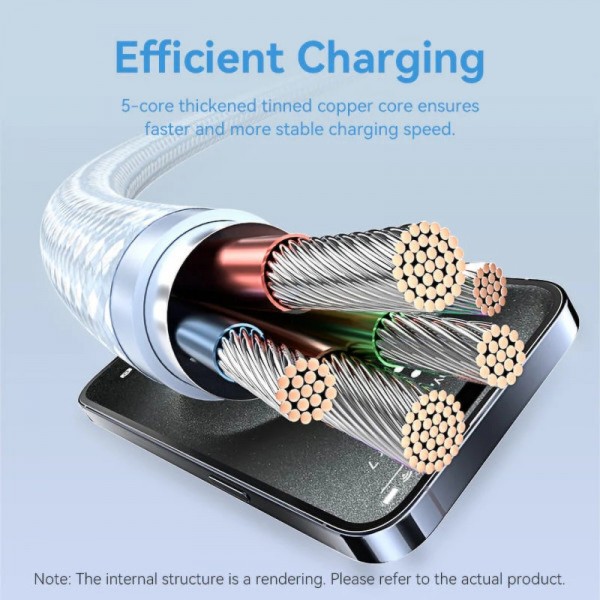 Фото - Кабель Vention USB 2.0 Type-C M-M 1m (TRDWF)