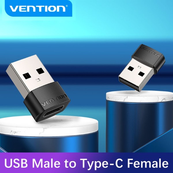 Фото - Перехідник Vention USB 2.0 Male-USB-C Female (CDWB0)