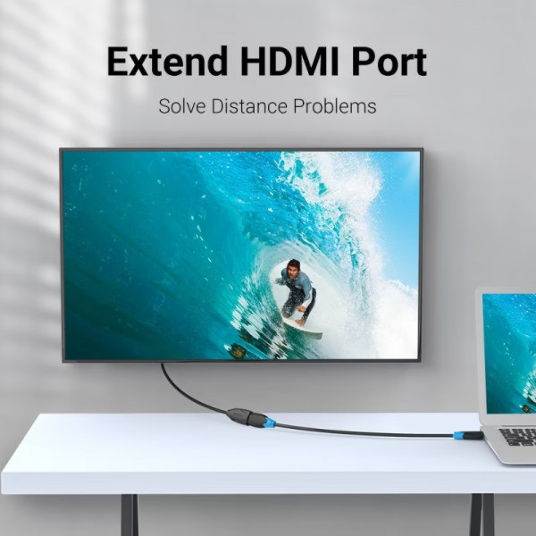 Фото - Кабель HDMI Vention HDMI M - F 1m V2.0 (VAA-B06-B100)