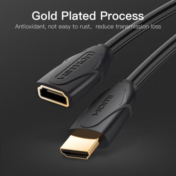 Фото - Кабель HDMI Vention HDMI M - F 1m V2.0 (VAA-B06-B100)