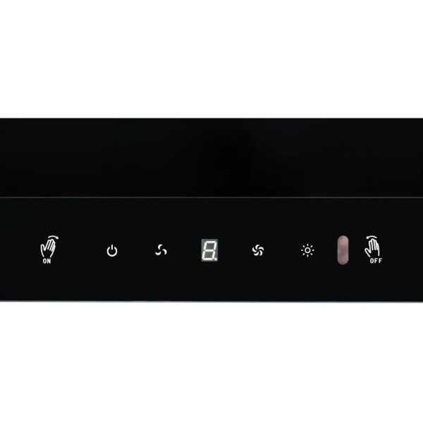 Фото - Вытяжка встраиваемая Ventolux GARDA 60 BK/BG (1100) TC MS LED