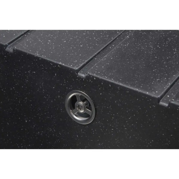 Фото - Мойка кухонная Ventolux SILVIA B (SPACE BLACK) 620x500x200