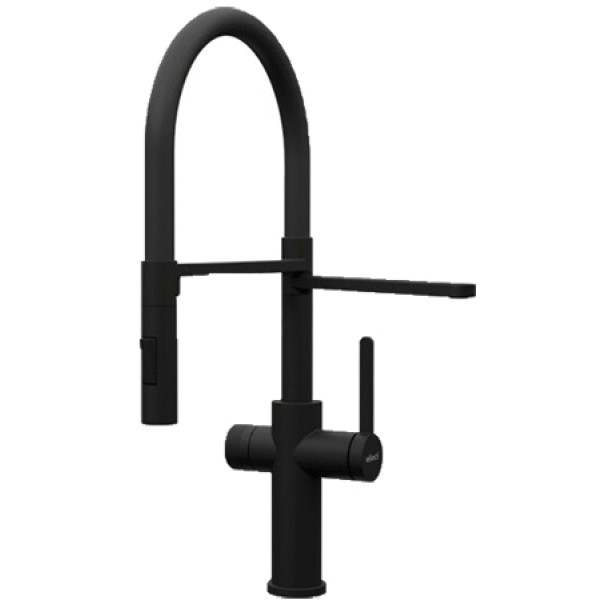 Фото - Кухонний змішувач Elleci Ventum pure black 86