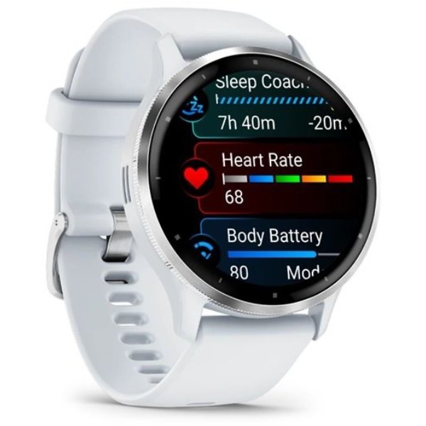 Фото - Смарт-годинник Garmin Venu 3 Whitestone + Passivated (010-02784-00)