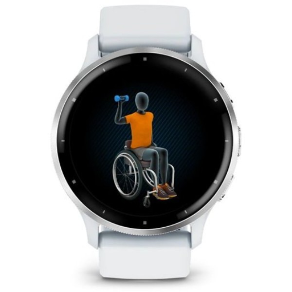 Фото - Смарт-годинник Garmin Venu 3 Whitestone + Passivated (010-02784-00)
