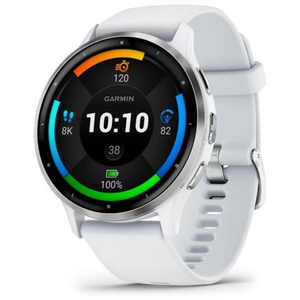 Фото - Смарт-годинник Garmin Venu 3 Whitestone + Passivated (010-02784-00)