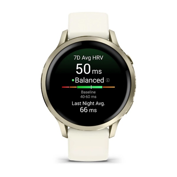 Фото - Смарт-часы Garmin Venu 4 (41mm),  Beige w/ Lunar Gold + Bone (010-03013-00)