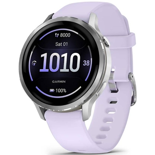 Фото - Смарт-часы Garmin Venu 4 (41mm), Gray w/ Silver + Periwinkle (010-03013-01) Фото - Смарт-часы Garmin Venu 4 (41mm), Gray w/ Silver + Periwinkle (010-03013-01)