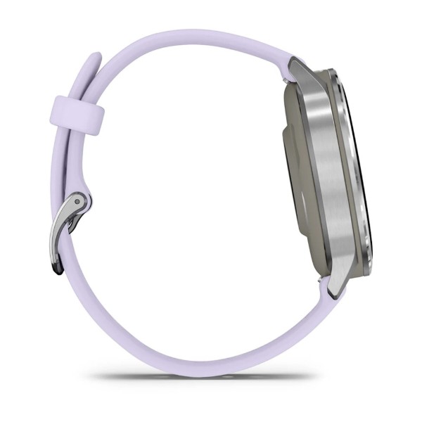 Фото - Смарт-часы Garmin Venu 4 (41mm), Gray w/ Silver + Periwinkle (010-03013-01)