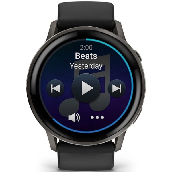 Фото - Смарт-часы Garmin Venu 4 (45mm), Black w/ Slate + Black (010-03014-00)
