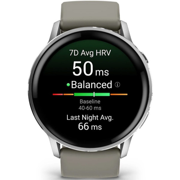 Фото - Уцінка - Смарт-годинник Garmin Venu 4 (45mm), Black w/ Silver + Gray (010-03014-01)