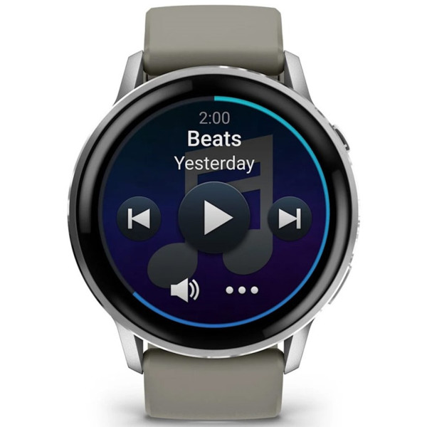 Фото - Уцінка - Смарт-годинник Garmin Venu 4 (45mm), Black w/ Silver + Gray (010-03014-01)
