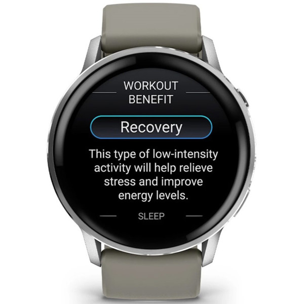 Фото - Уцінка - Смарт-годинник Garmin Venu 4 (45mm), Black w/ Silver + Gray (010-03014-01)
