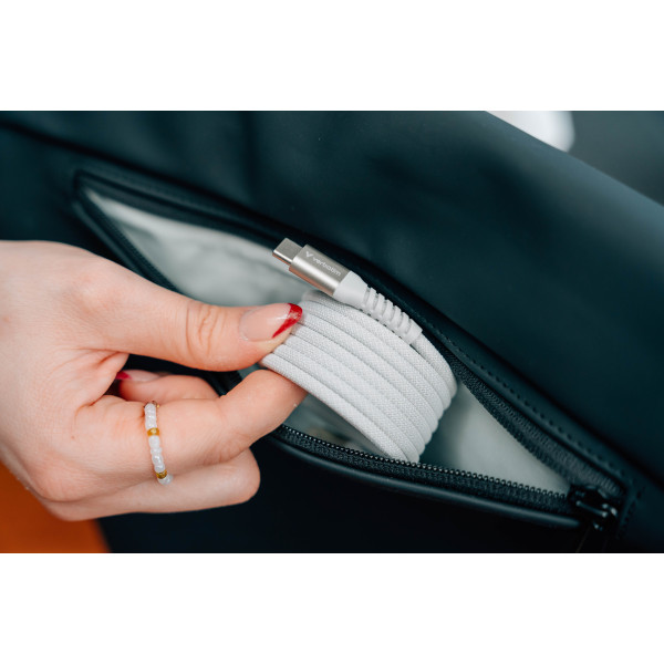 Фото - Кабель синхронізації даних Verbatim 100 Вт USB-C–USB-C 120 см Green (31855)