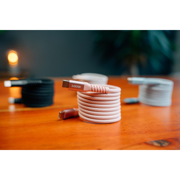 Фото - Кабель синхронізації даних Verbatim 100 Вт USB-C–USB-C 120 см Blue (31856)