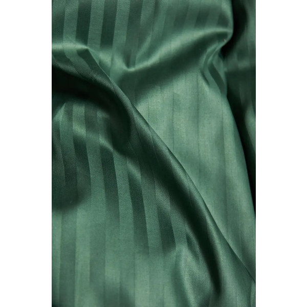 Фото - Комплект постільної білизни Moon&Star Satin Stripe «Stripe Verdant» 200х220 см нав. 4х50х70 (MS-820005298)