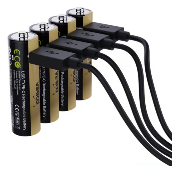Фото - Аккумулятор тип AA Verico Loop Energy PRO AA USB Type-C 4 шт. (00-00064919)