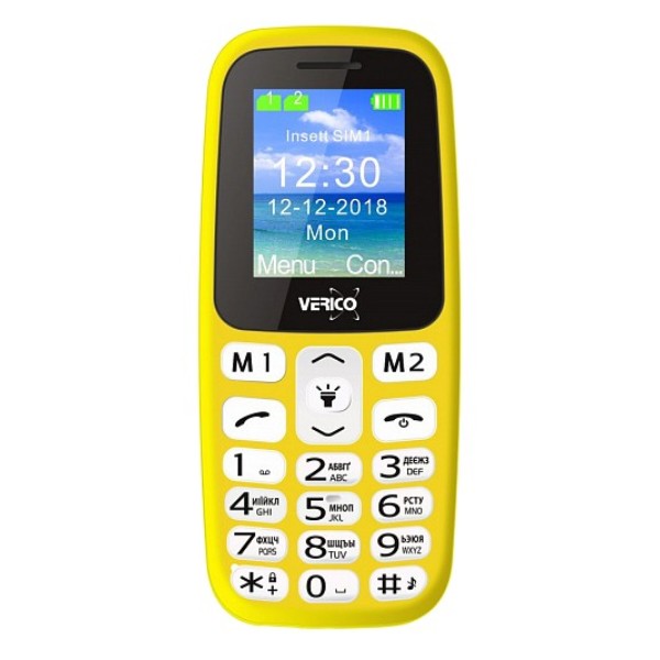 Фото - Мобильный телефон Verico Classic A183 Yellow Фото - Мобильный телефон Verico Classic A183 Yellow