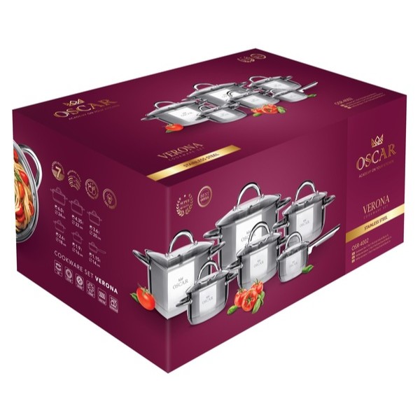 Фото - Набор посуды OSCAR Verona 12 пр. (OSR-4002/n)