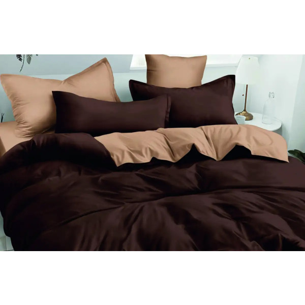 Фото - Комплект постельного белья Versailles Коричнево-песочный Микрофибра (VS-BM1.5-203)
