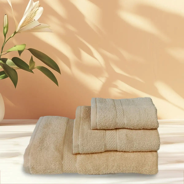 Фото - Рушник банний Versailles 70х140 см 100% бавовна Айворі (VS-T11-7014)