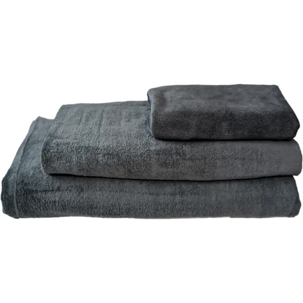 Фото - Рушник банний Versailles 70х140 см мікрофібра Сірий (VS-T33-7014)